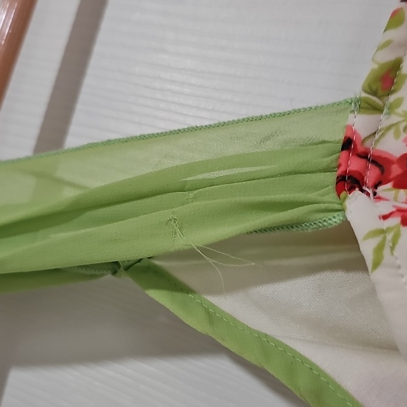 πΈπ Studio Y Floral Chiffon Tie-Strap Top β Size M ππΈ - Picture 6 of 6